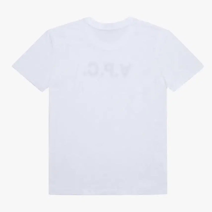[BUNJANG] A.P.C. Velvet Logo Short Sleeve T-Shirt / 아페쎄 벨벳 로고 반팔 티셔츠