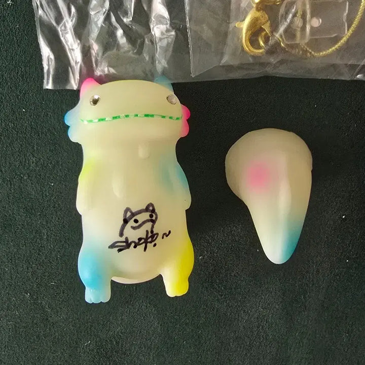 [BUNJANG] Shoko Nakazawa Signed Ranzi Run Art Toy / 나카자와쇼코 친필사인 란지런 vag 아트토이