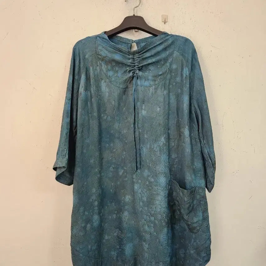 [BUNJANG] Natural Dyeing Silk-like Fabric Shirt Pattern / 천연염색인견셔츠 패턴