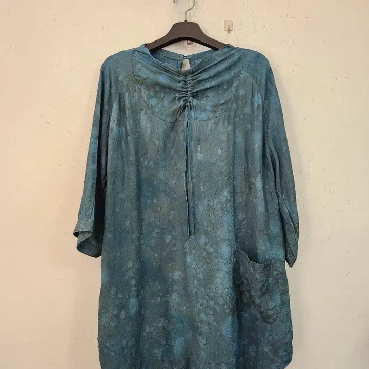 [BUNJANG] Natural Dyeing Silk-like Fabric Shirt Pattern / 천연염색인견셔츠 패턴