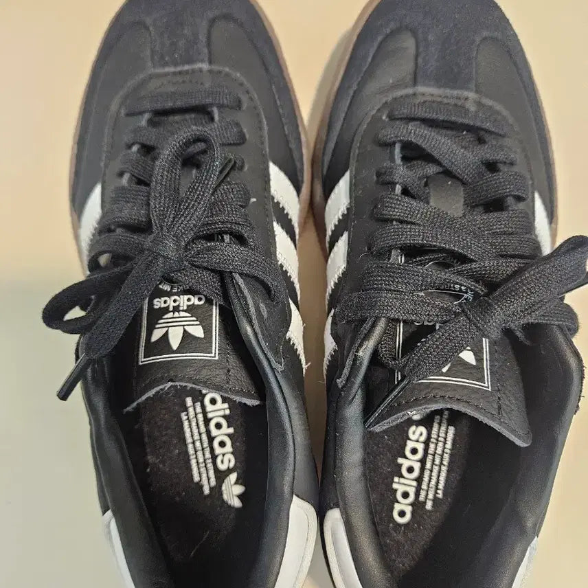 [BUNJANG] Adidas Samba Platform Black Sneakers (235mm) / 아디다스 삼배 폴렛폼 235