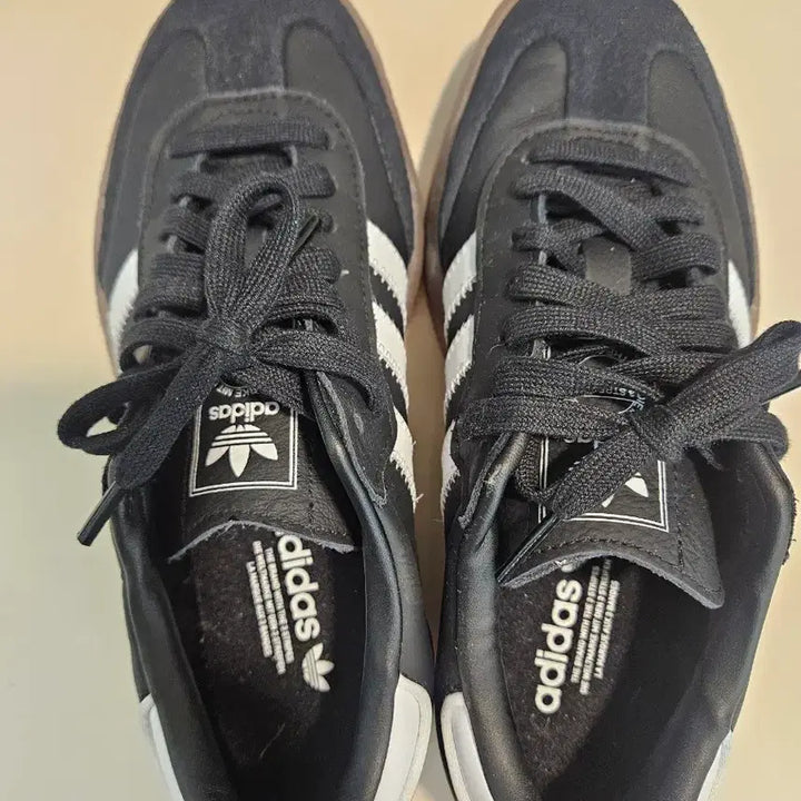 [BUNJANG] Adidas Samba Platform Black Sneakers (235mm) / 아디다스 삼배 폴렛폼 235