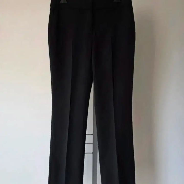 [BUNJANG] DEWL Black Slacks with Hem Slit / DEWL 듀엘 밑단 절개 블랙 슬랙스-55(새상급)