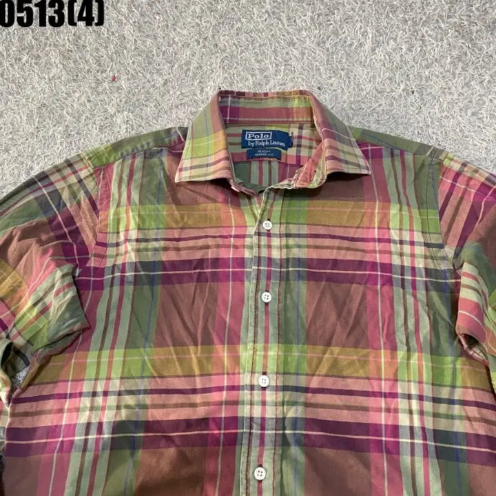 [BUNJANG] Polo Ralph Lauren Plaid Shirt / 폴로 랄프로렌 체크 셔츠 남방 M | 0513