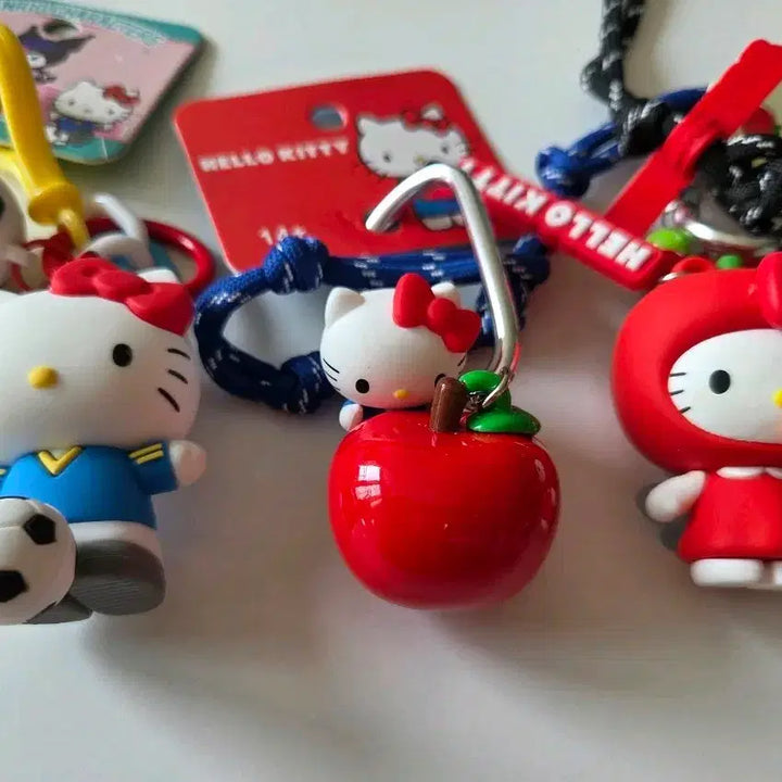 [SOLD OUT] 헬로키티 키링 인형 (축구/사과/요정)