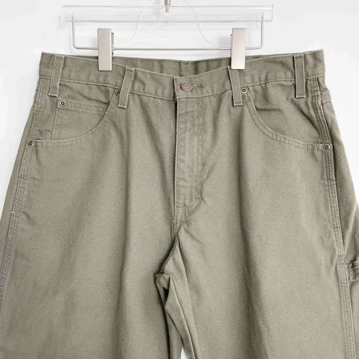 [BUNJANG] Dickies 1939 Duck Canvas Carpenter Pants Moss Green Size 34 / F1 디키즈 1939 덕 캔버스 카펜터 팬츠 모스 그린 34사이즈