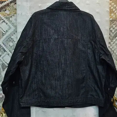 [BUNJANG] Adidas Firebird Black Denim Tracksuit Set / 아디다스 파이어버드 자켓. 블랙 데님 팬츠세트