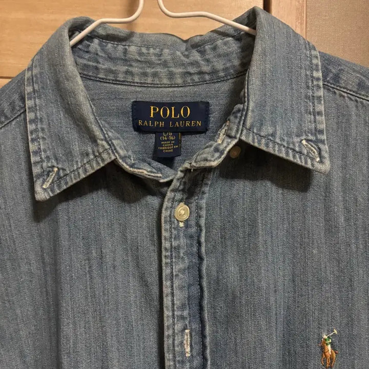 [BUNJANG] Polo Ralph Lauren Boys Denim Shirt / 폴로 랄프로렌 데님 셔츠