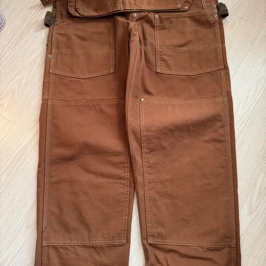 [BUNJANG] Human Made Overalls L Size Brown / 휴먼메이드 오버롤 L 사이즈 멜빵바지 브라운