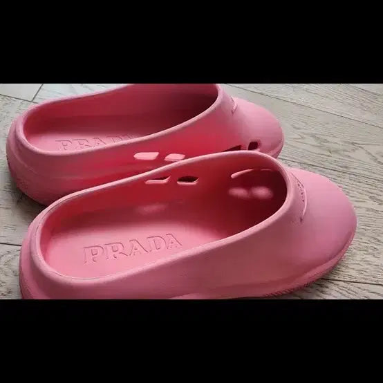 [BUNJANG] Prada Mellow Rubber Mule Pink Slippers / 프라다 멜로우 러버 뮬 핑크 슬리퍼