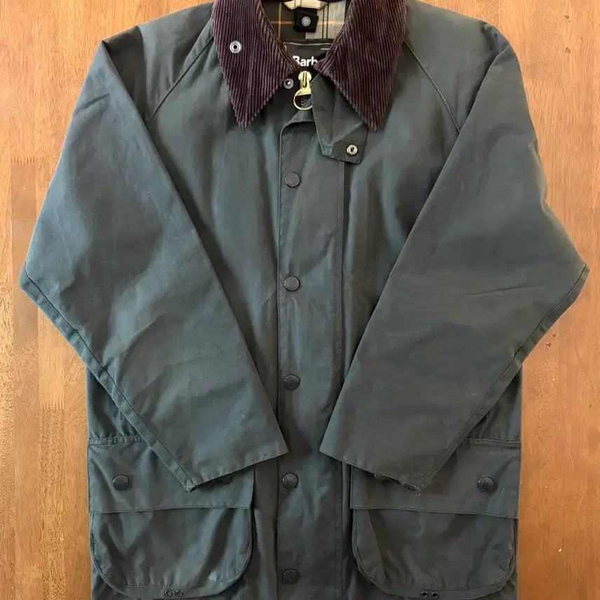 [BUNJANG] Barbour Beaufort Waxed Jacket C36 Sage Green Made in England / Barbour Beaufort 바버 보퍼트 왁스자켓 C36 영국제
