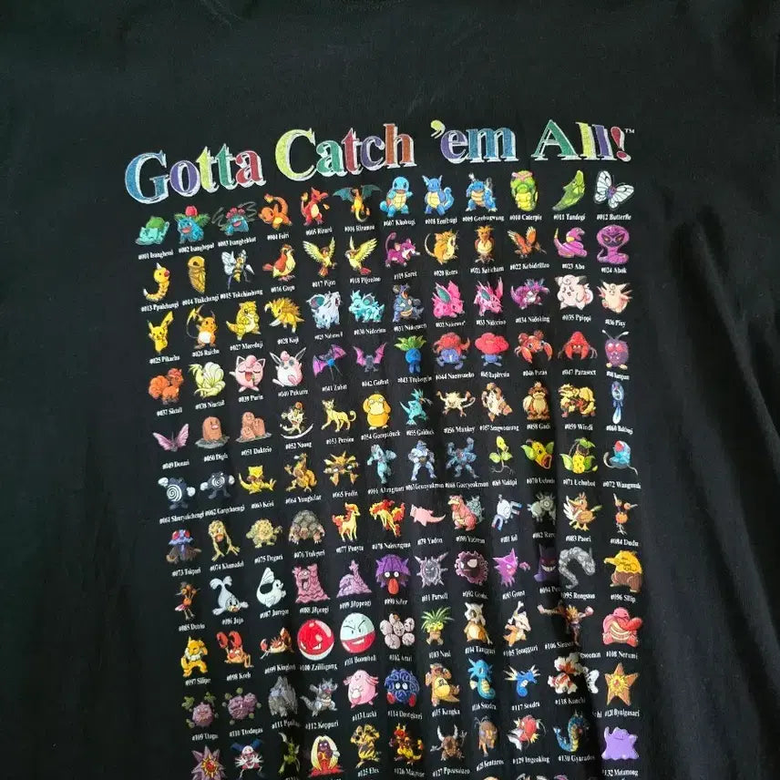 [BUNJANG] Thisisneverthat x Pokémon Limited Edition Pokédex T-Shirt / 디스이즈네버댓 X 포켓몬 한정판 도감 티셔츠 판매