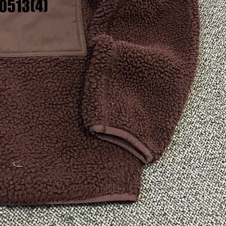 [BUNJANG] Uniqlo Brown Fleece Zip-Up Jacket / 유니클로 브라운 털 후리스 집업