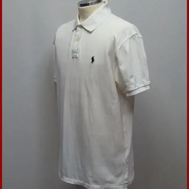 [BUNJANG] Polo Ralph Lauren White Short Sleeve Polo Shirt Size 105 / 랄프로렌/하얀색 반팔티셔츠/105사이즈/따봉구제(G-6)