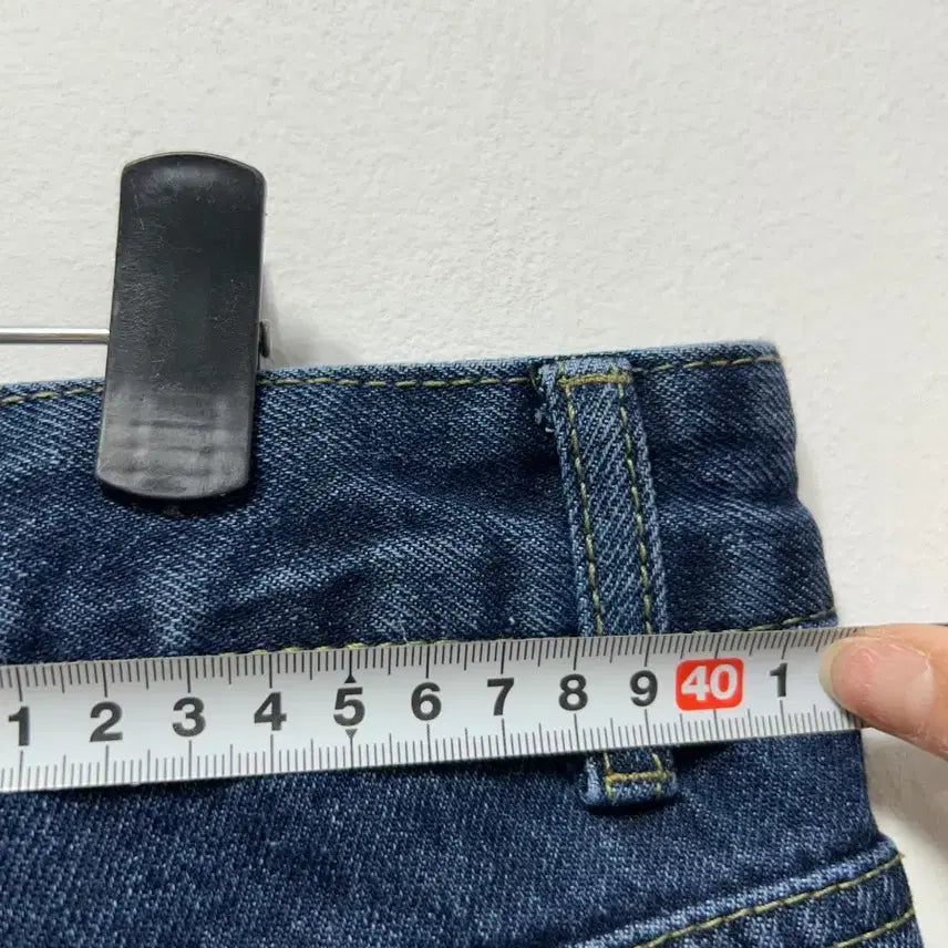 [BUNJANG] Blue Denim Bermuda Shorts - Size L / 청색 데님 반바지 버뮤다 데님 팬츠 L