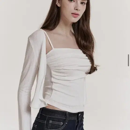 [BUNJANG] Gracewoo Joy Tank Cardigan Set / 새상품) 그레이스유 조이 나시 가디건 세트 화이트, 핑크, 블루, 버건디