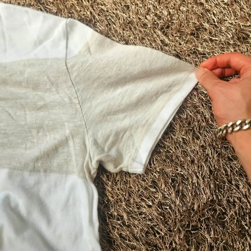 [BUNJANG] COS Linen Cotton Blend Stripe T-Shirt - Size M / 코스(COS) 린넨 코튼 혼방 스트라이프 티셔츠 M size