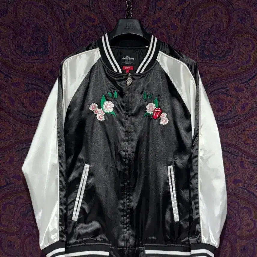 [BUNJANG] Rolling Stones Sukajan Bomber Jacket / 롤링스톤즈 스카쟌 점퍼
