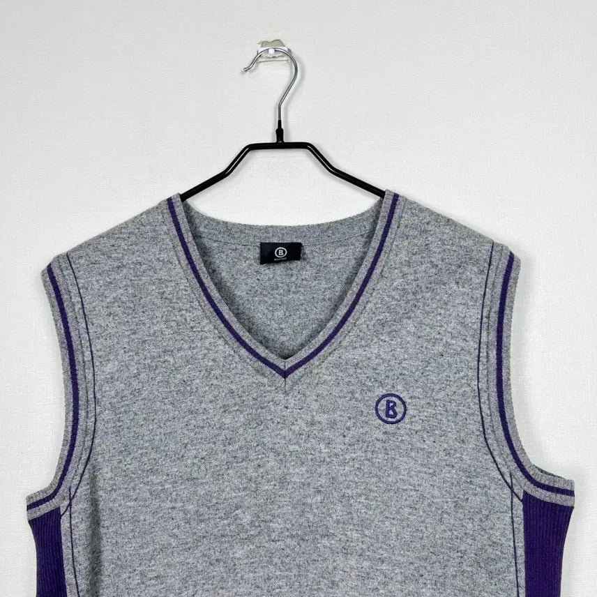 [BUNJANG] Bogner V-Neck Knit Vest L / 보그너 브이넥 니트 베스트 남L 라덴 빈티지