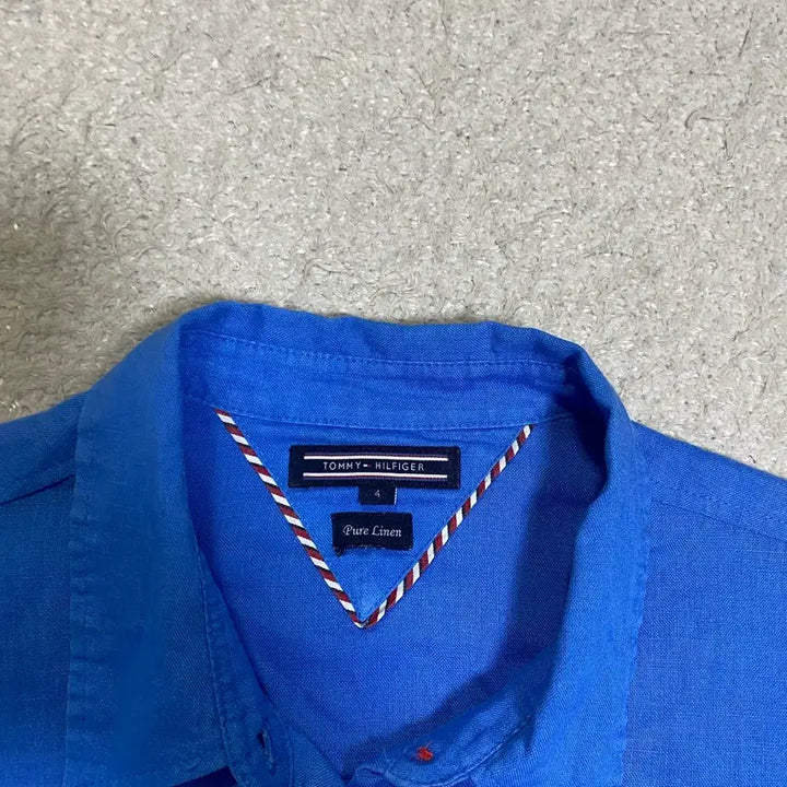 [SOLD OUT] 타미힐피거 블루 린넨 셔츠 여성 4
