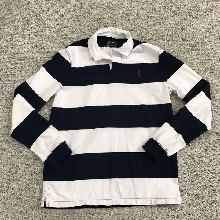 [BUNJANG] Navy County Rugby Shirt / 네이비카운티 럭비셔츠