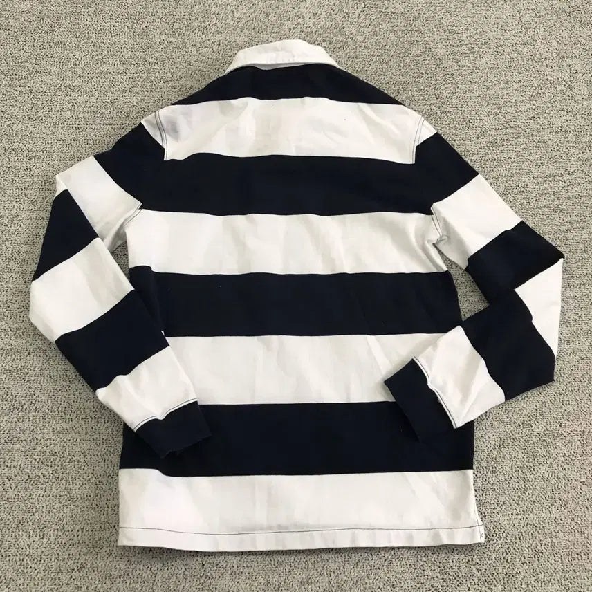 [BUNJANG] Navy County Rugby Shirt / 네이비카운티 럭비셔츠