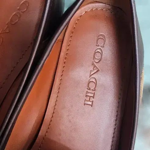 [BUNJANG] Coach Signature Loafers Brown Women&
