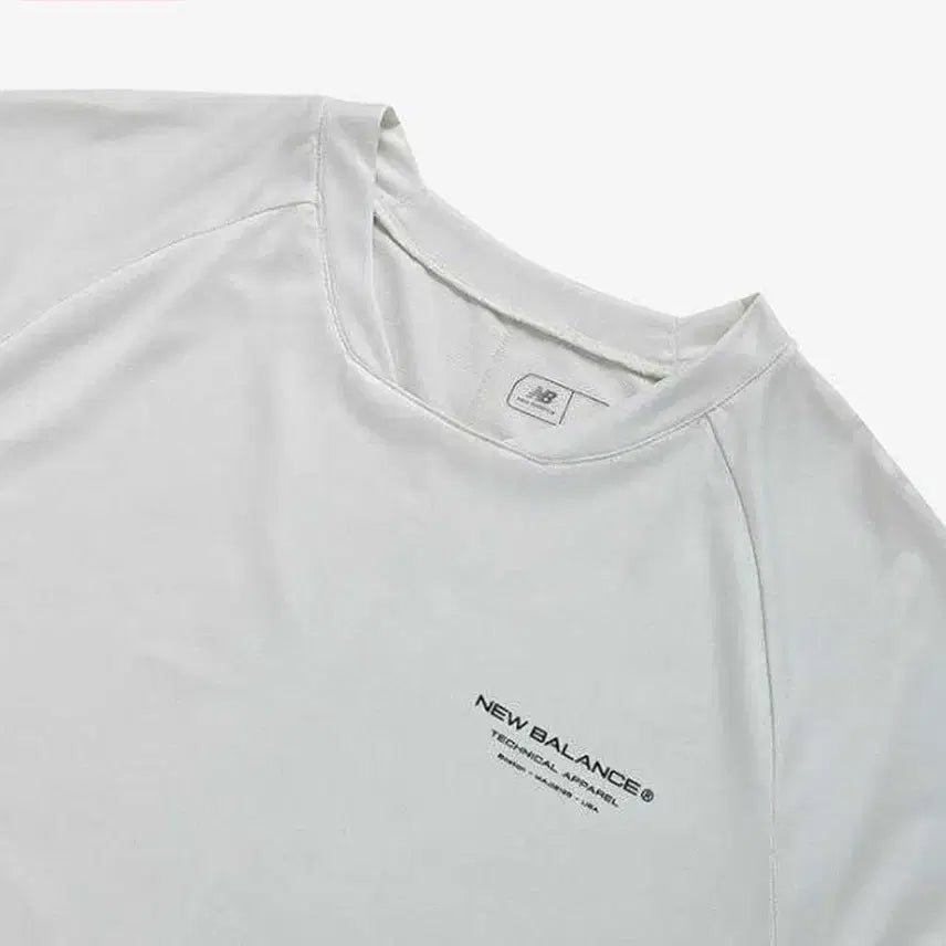[BUNJANG] New Balance UNI PRO Short Sleeve T-Shirt (Light Grey, Black) / 뉴발란스 UNI PRO 반팔티 라이트그레이, 블랙