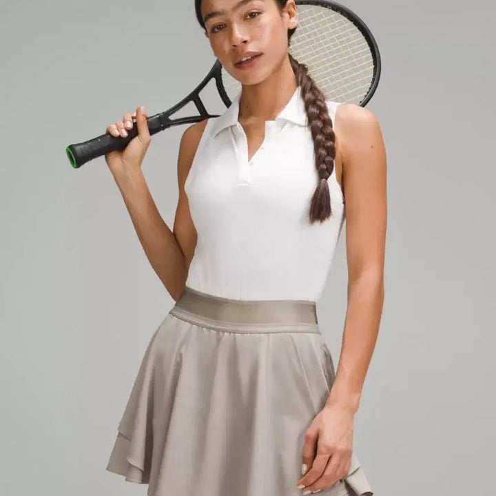 [BUNJANG] Lululemon Rival Tennis Skirt High-Rise Pink Size 2 / 룰루레몬 코트 라이벌 하이라이즈 테니스 스커트