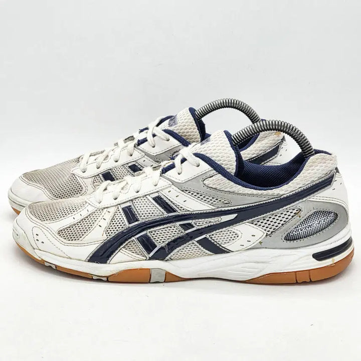 [BUNJANG] Asics Rote Libre FL 5 White Navy Blue Sneakers (270) / 아식스 로테 리브레 FL 5 화이트 네이비 블루 (270)