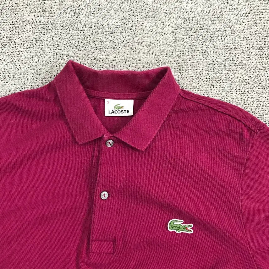 [BUNJANG] Lacoste Short Sleeve Polo Shirt / 라코스테 반팔 카라티
