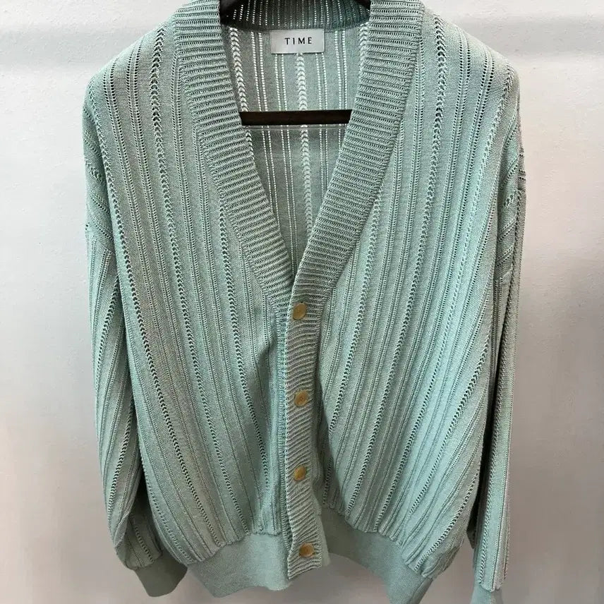 [BUNJANG] Time Mint Summer Cardigan / 100-105) 타임 민트 썸머가디건