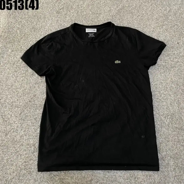 [BUNJANG] Lacoste Black Short Sleeve T-Shirt / 라코스테 블랙 반팔 티셔츠