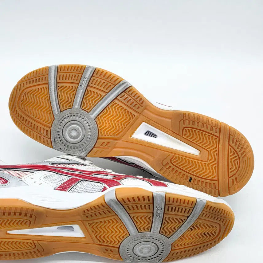 [BUNJANG] Asics Rote Libre FL 5 White Red Shoes (Size 285) / 아식스 로테 리브레 FL 5 화이트 레드 (285)