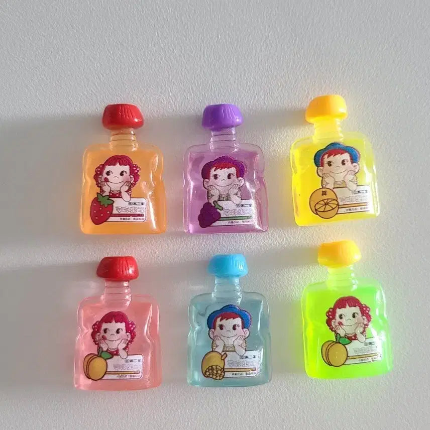 [BUNJANG] Colorful Drink Miniatures Set (6 Flavors) / 음료미니어처(set)
