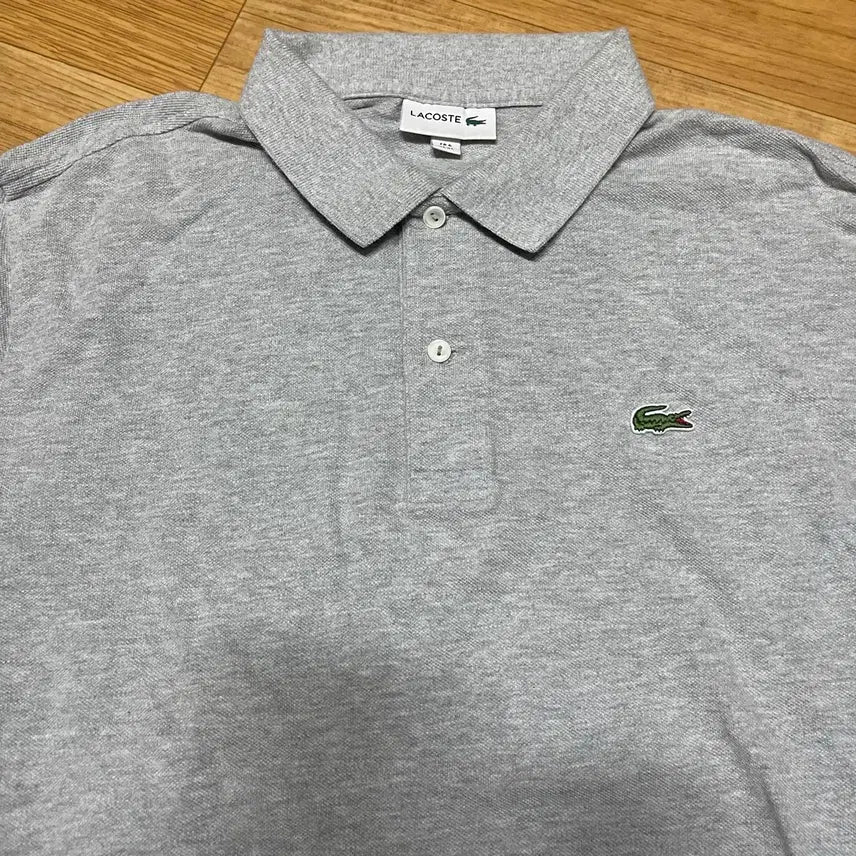 [SOLD OUT] 라코스테 카라티 프렌치레귤러핏 반팔 회색 110사이즈 (6사이즈)