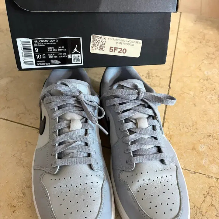 [BUNJANG] Air Jordan 1 Low Wolf Grey / 조던1 로우 울프 그레이