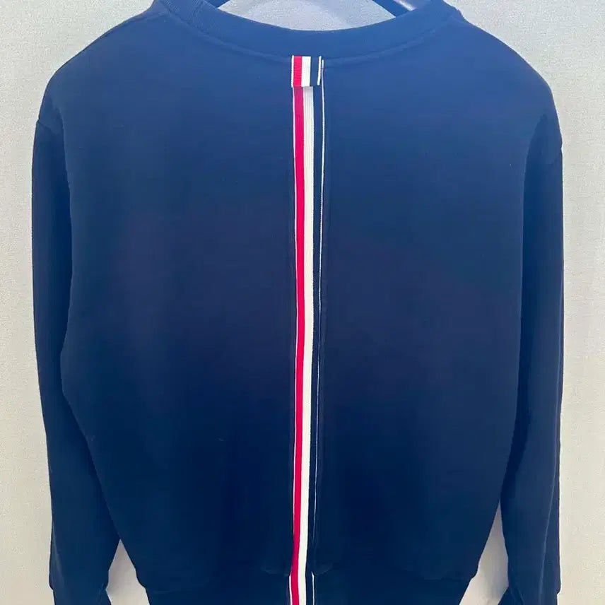 [BUNJANG] Thom Browne Back Stripe Sweatshirt Navy / 톰브 백삼선 맨투맨 네이비