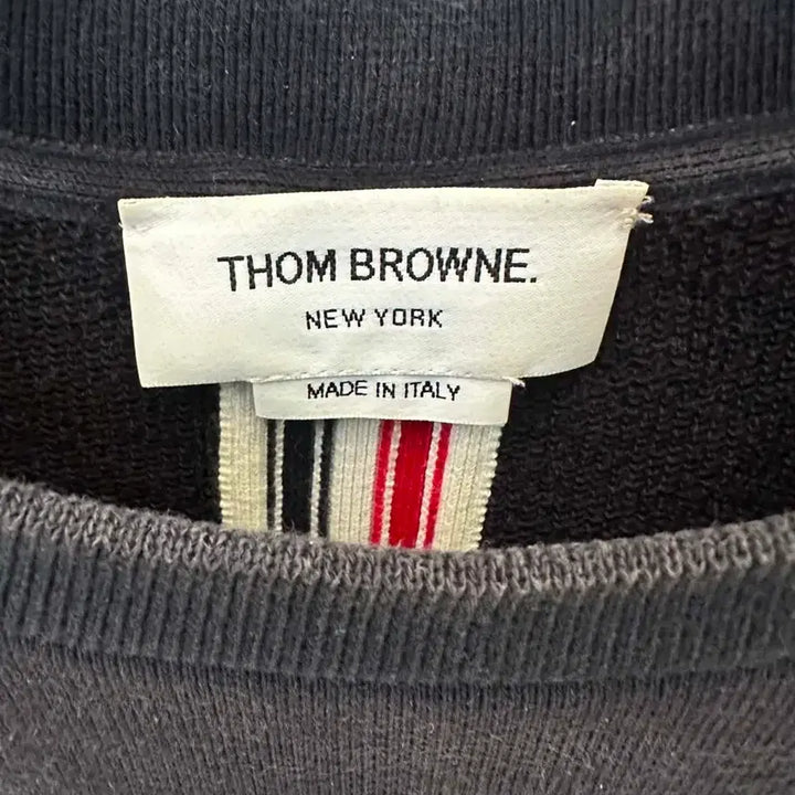 [BUNJANG] Thom Browne Back Stripe Sweatshirt Navy / 톰브 백삼선 맨투맨 네이비