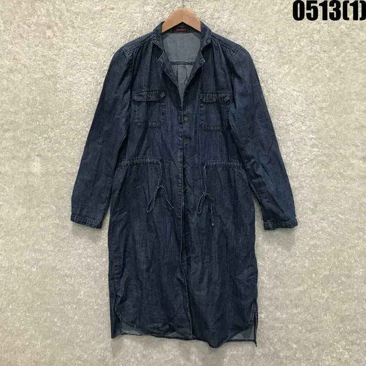 [BUNJANG] Banila B Denim Long Shirt Dress / banila b 데님 롱 셔츠 원피스 F
