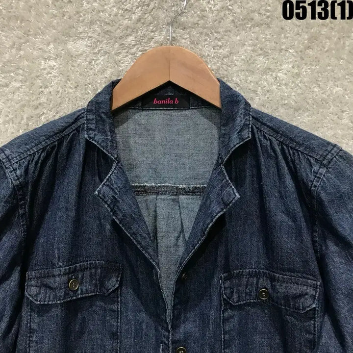 [BUNJANG] Banila B Denim Long Shirt Dress / banila b 데님 롱 셔츠 원피스 F