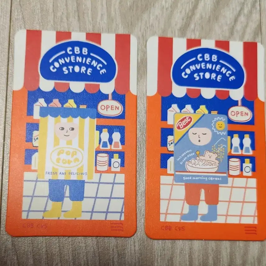 [BUNJANG] Circus Boy Band Convenience Store Popcorn Set / CBB 서커스보이밴드 편의점 팝콘세트
