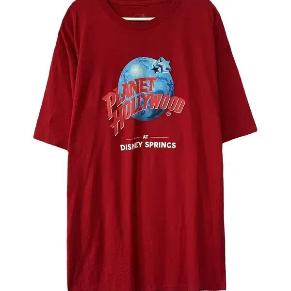 [BUNJANG] PLANET HOLLYWOOD Disney Spring Graphic T-Shirt / [XL] 디즈니스프링 PLANET HOLLYWOOD 반팔티