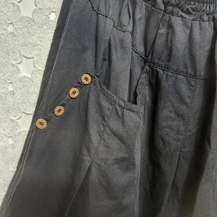 [BUNJANG] Black Wide Leg Shorts Women&