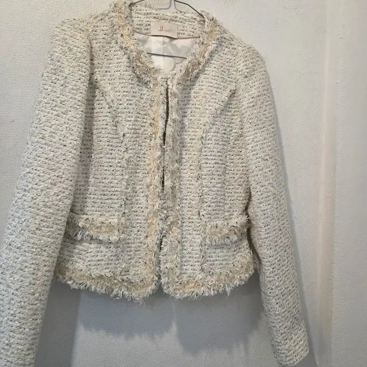 [BUNJANG] JJ JIGOTT Tweed Jacket Ivory / JJ JIGOTT 트위드 자켓 아이보리