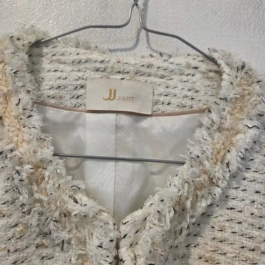 [BUNJANG] JJ JIGOTT Tweed Jacket Ivory / JJ JIGOTT 트위드 자켓 아이보리