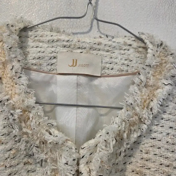 [BUNJANG] JJ JIGOTT Tweed Jacket Ivory / JJ JIGOTT 트위드 자켓 아이보리
