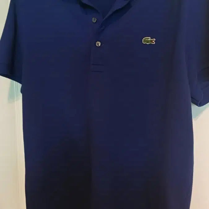 [BUNJANG] Lacoste Navy Short-Sleeve T-Shirt Size 95 / 라코스테 95 반가슴53 길이70 (새)옷