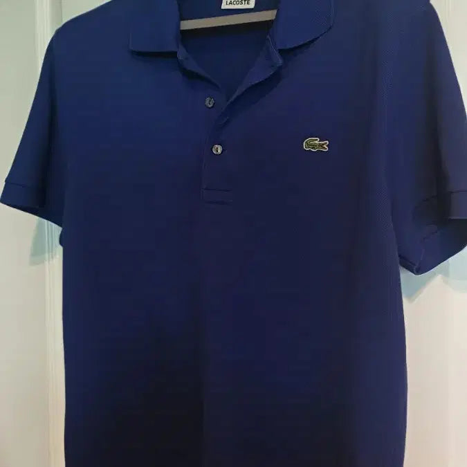[BUNJANG] Lacoste Navy Short-Sleeve T-Shirt Size 95 / 라코스테 95 반가슴53 길이70 (새)옷