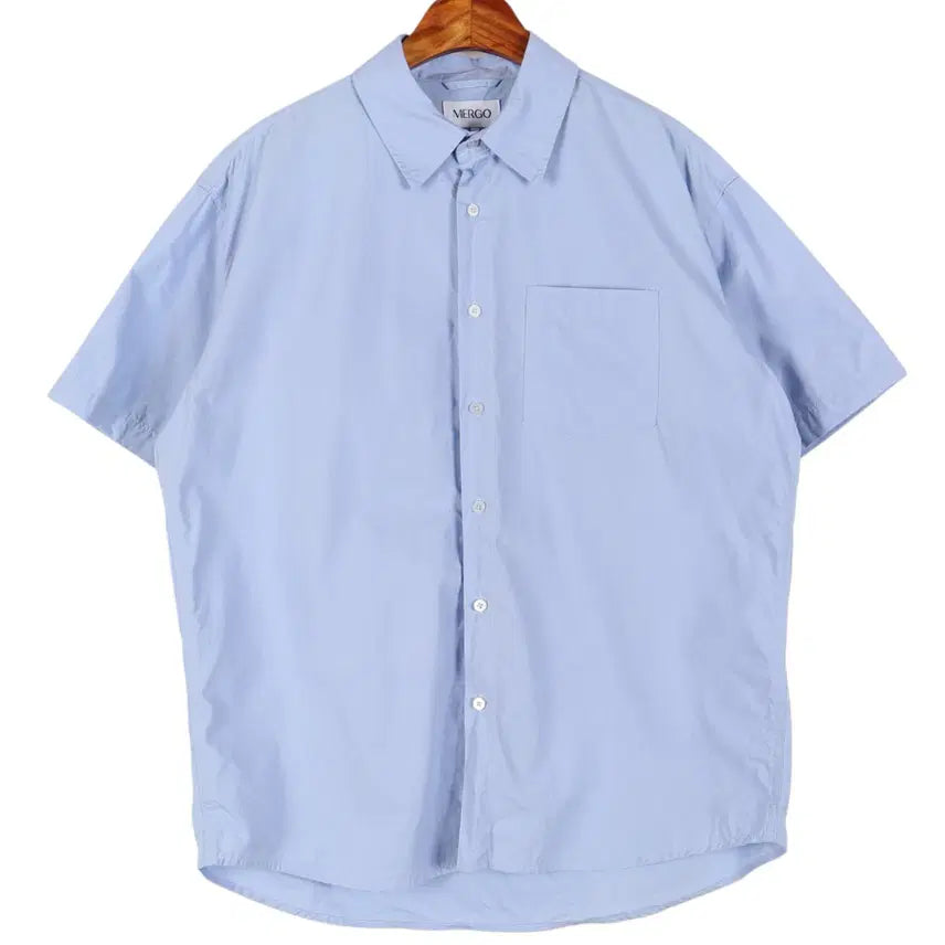 [BUNJANG] MERGO Short Sleeve Shirt - Size M / 메르고 MERGO 반팔 셔츠 M / k4523